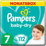 OTTO'S Pampers Baby Dry t. 7 Extra Large 15 kg boîte mensuelle 112pces -