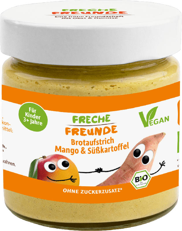 Freche Freunde Brotaufstrich Mango & Süßkartoffel, ab 3 Jahren