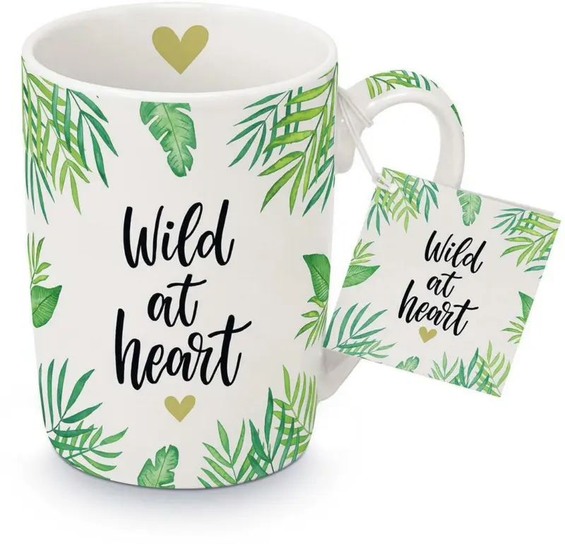 Kaffeebecher Wild at Heart aus Porzellan ca. 350ml
