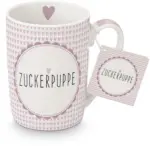 mömax Kaffeebecher Zuckerpuppe aus Porzellan ca. 350ml