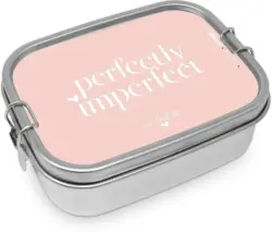 Lunchbox Perfectly Imperfect aus Edelstahl