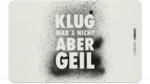 mömax Spittal a. d. Drau Schneidebrett Klug wars nicht aus Kunststoff in Schwarz/Weiß