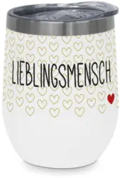 Thermobecher Lieblingsmensch aus Edelstahl