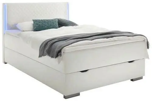 Boxspringbett mit Beleuchtung ca. 140x200cm