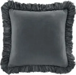 Zierkissen Pascaline in Dunkelgrau ca. 45x45cm