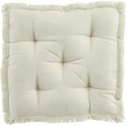 Bodenkissen Allegra in Creme ca. 40x40x8cm