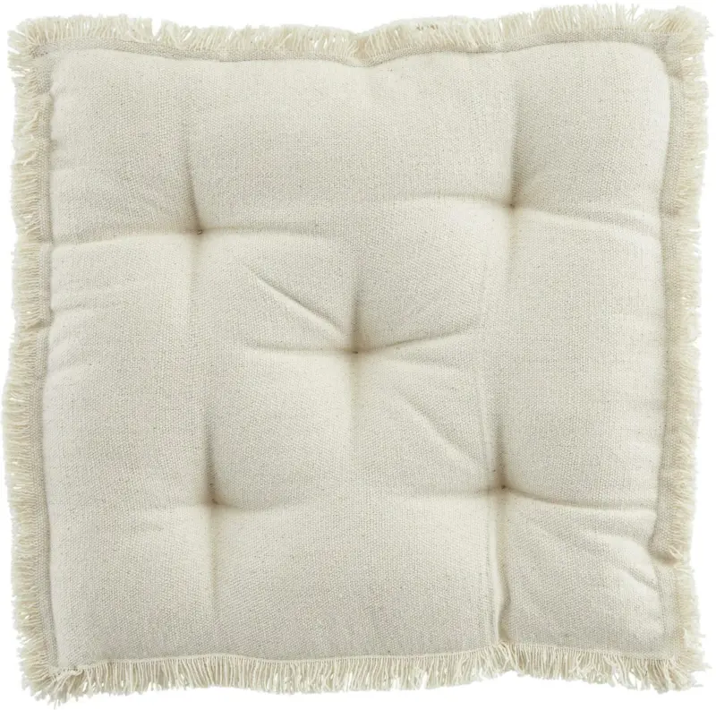 Bodenkissen Allegra in Creme ca. 40x40x8cm
