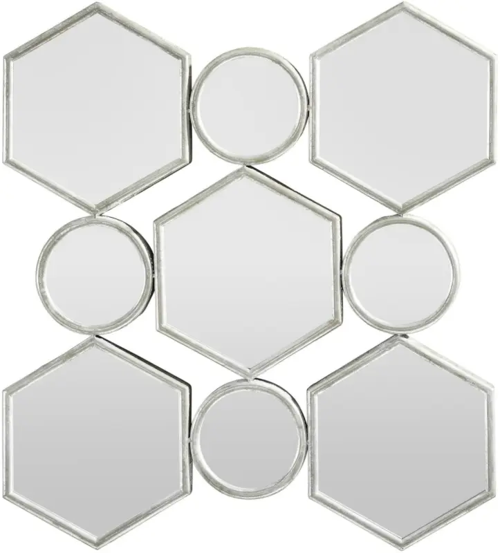 Spiegel 'Beni' ca.88/85,5/6,5cm, silberfarben