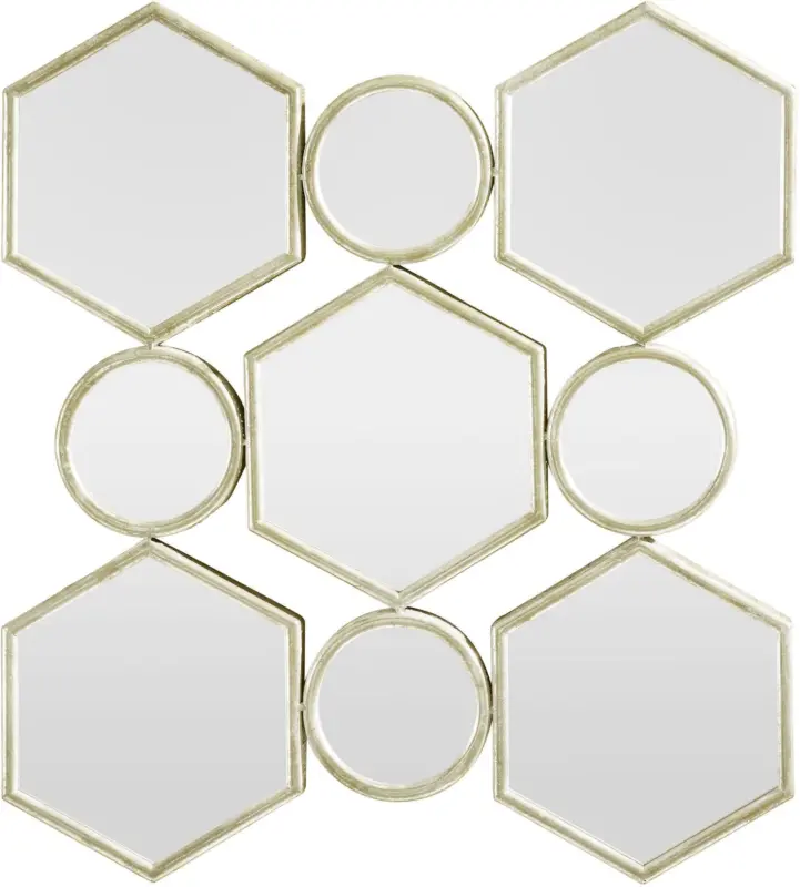 Spiegel 'Beni' ca.88/85,5/6,5cm, goldfarben