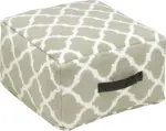 mömax Dornbirn - Ihr Trendmöbelhaus in Dornbirn Pouf Ornament in Weiß/Beige ca. 50x25cm
