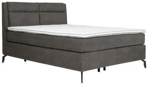 Boxspringbett in Greige ca. 180x200cm