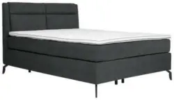 Boxspringbett in Anthrazit ca. 160x200cm