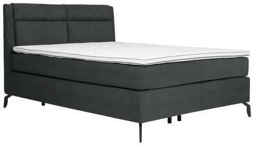 Boxspringbett in Anthrazit ca. 160x200cm