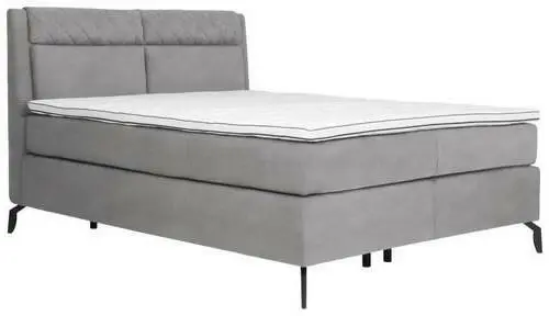 Boxspringbett in Silberfarben ca. 180x200cm