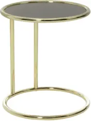 Beistelltisch 'WL5.766' Ø ca. 45 cm, gold