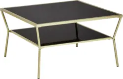 Couchtisch 'WL5.992' ca. 70x70 cm, schwarz