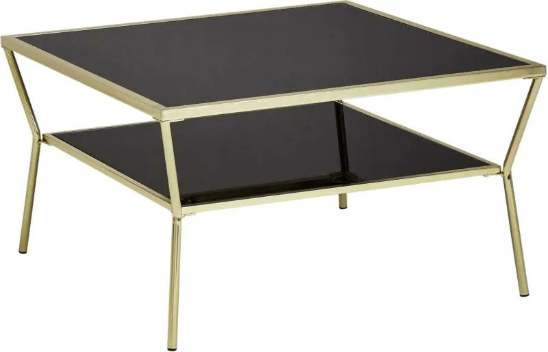 Couchtisch 'WL5.992' ca. 70x70 cm, schwarz