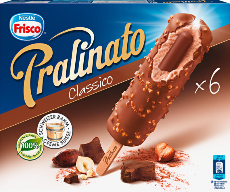 Frisco Glacé Pralinato Classico, 6 x 85 ml