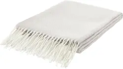 Wohndecke Emilia in Naturwei&szlig; ca. 130x170cm