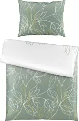 Bettwäsche Vera in Grün ca. 140x200cm