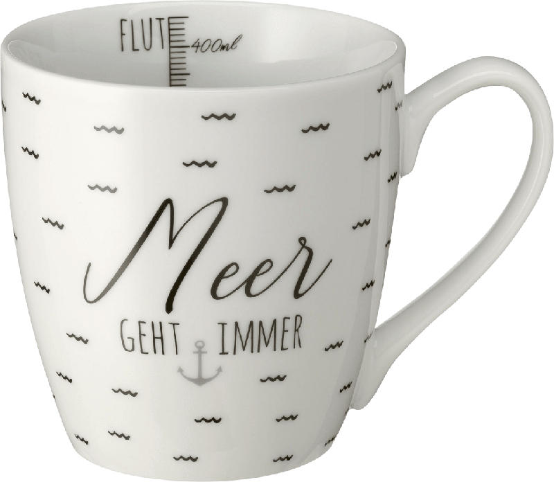 Dekorieren & Einrichten Kaffeebecher Jumbo 'Meer geht immer'