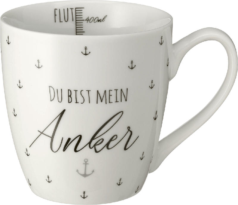Dekorieren & Einrichten Kaffeebecher Jumbo 'Du bist mein Anker'