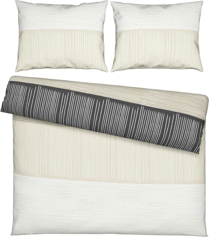 Bettwäsche Stripe XXL ca. 200x220cm