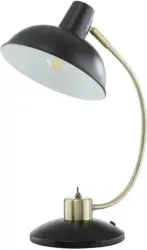 Tischleuchte Siena in Schwarz max. 40 Watt