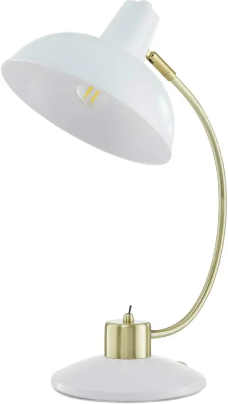 Tischleuchte Siena in Weiß max. 40 Watt