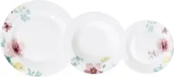 Kombiservice Layla aus Porzellan, 18-teilig