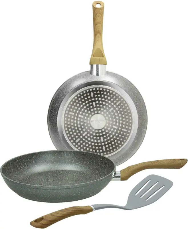 Pfannenset Stone & Wood, 3-teilig