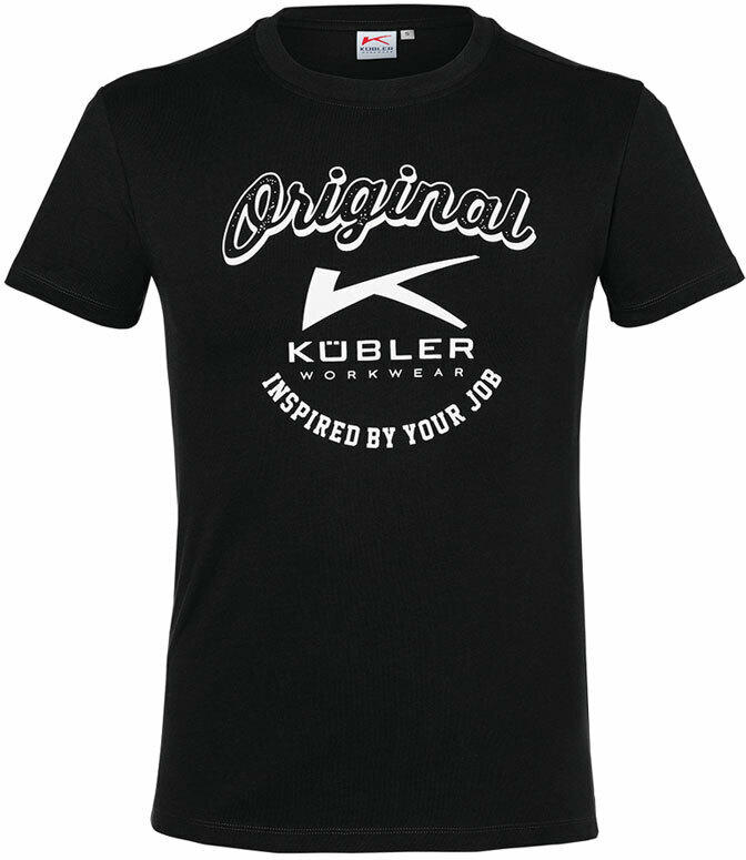 T-Shirt „Print“, schwarz, Gr.M