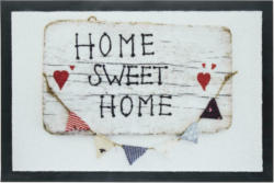 Fußmatte Home Sweet Home 3 in Multicolor ca. 40x60cm