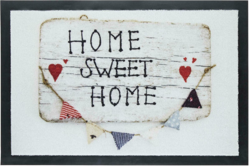 Fußmatte Home Sweet Home 3 in Multicolor ca. 40x60cm