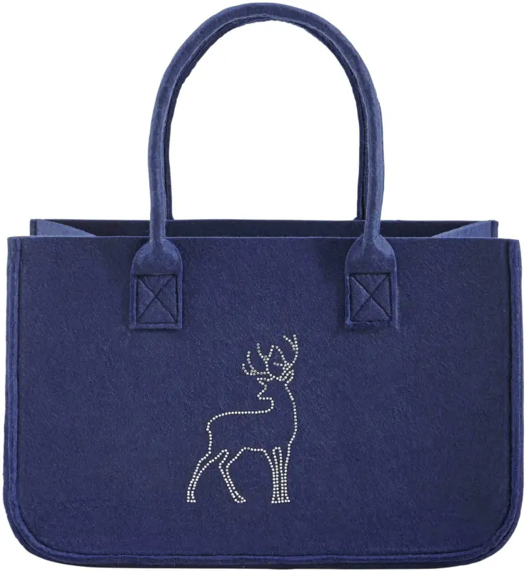 Einkaufstasche Luca in Blau ca.38x24cm