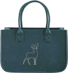 Einkaufstasche Luca in Grün ca. 38x24cm