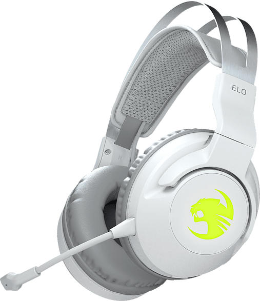 Roccat Gaming Headset Elo 7.1 Air, Over-Ear, Kabellos, USB, RGB, Weiß