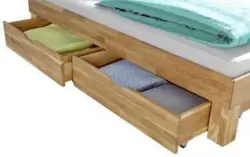 Bettkastenset 'Julia' , aus Eiche