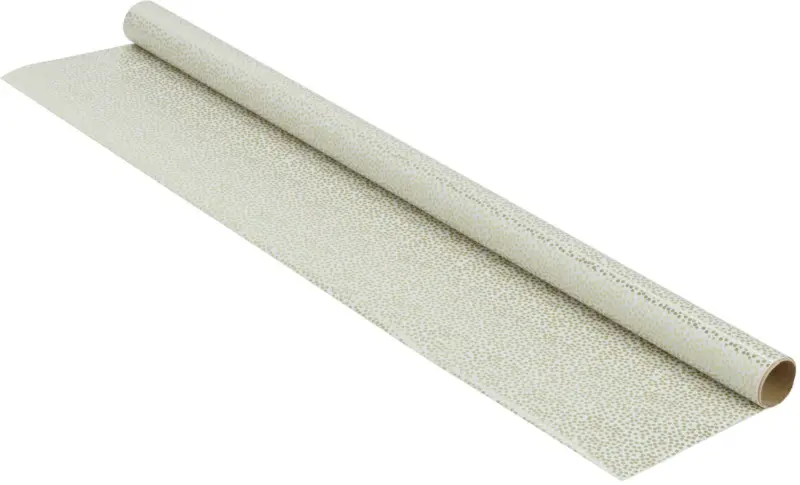 Geschenkpapier Maire Weiß/Gold 70x200cm