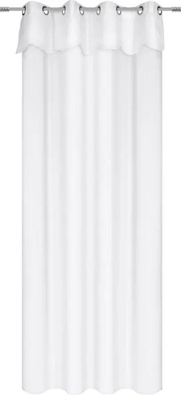 Fertigvorhang in Weiß ca. 140x245 cm 'Amalie'