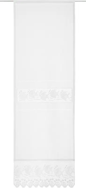Fertigvorhang in Weiß ca. 60x180 cm 'Louann'