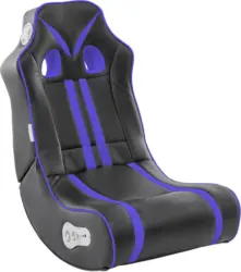 Gamingstuhl 'Ninja', schwarz/blau