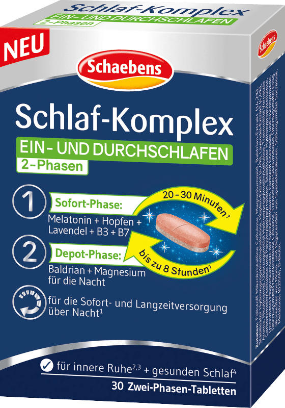 Schaebens Schlaf-Komplex 2-Phasen Tabletten 30 St.