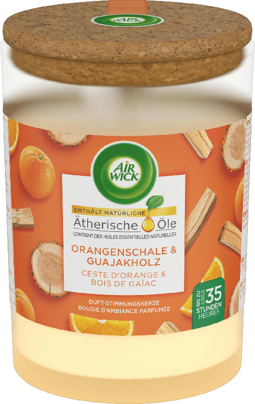 AirWick Duftkerze Orangenschale & Kaminholz
