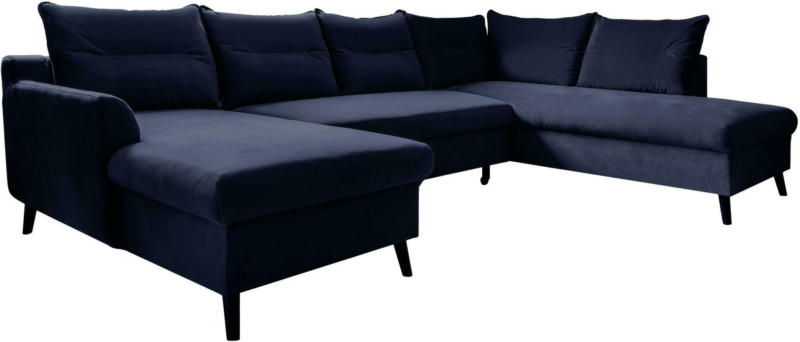 Wohnlandschaft in Dunkelblau ´STYLISH STAN DUNKELBLAU´