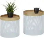 mömax Beistelltischset in Weiß, 2-teilig