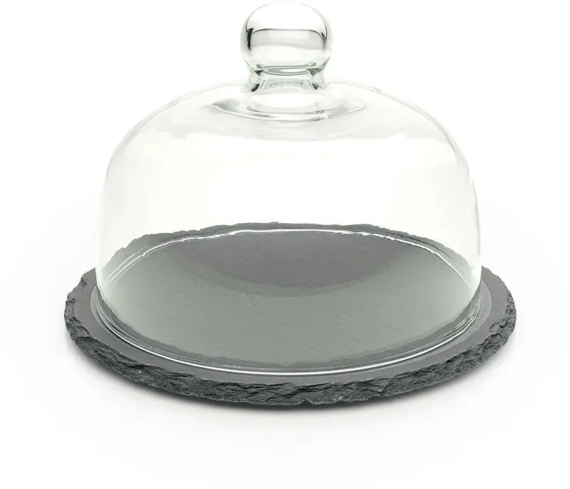 Käseglocke Stoney in Schwarz Ø ca.21cm