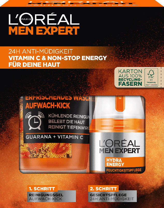 L'ORÉAL Men Expert Hydra Energy Pflege+Reinigung