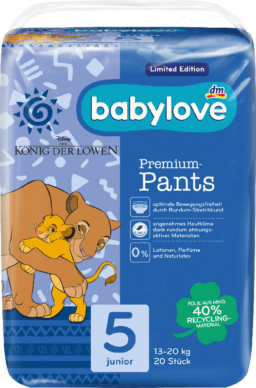 babylove Pants Premium Gr. 5, Junior, 13-20 kg, Disney LE*