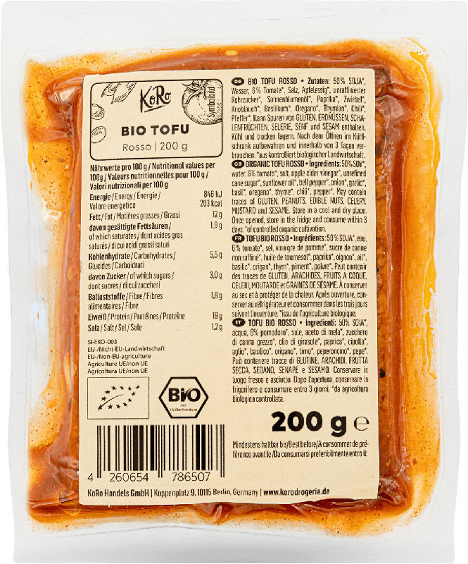 KoRo Tofu Rosso